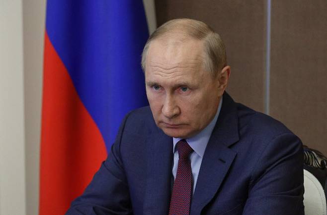 블라디미르 푸틴 러시아 대통령. 러시아가 천연가스 수입국들에 대금을 루블화로 결제하라고 압박하면서 루블화 가치가 점차 강세를 띠고 있다. (사진=AFP)