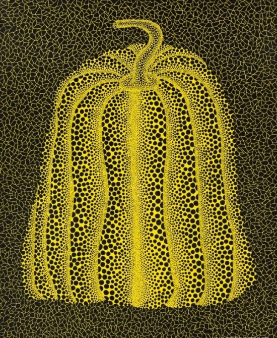 야요이 쿠사마, Pumpkin. acrylic on canvas,116.7×90.3cm(50), 45.9×35.6in, 1981. (사진=서울옥션)