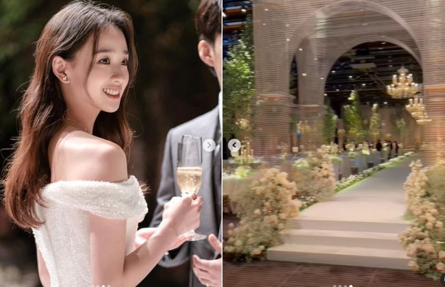 The wedding photo of Son Yeon-jae, who joined the ranks of the out-of-stock girls, is becoming a hot topic again. The photos of the luxurious wedding behind-the-scenes, which were all dispatched to top stars, were also summoned.Earlier, Son Jae-jae invited only family, friends and close acquaintances to a private wedding ceremony on May 21 in Seoul.I am so grateful to have good news on my happy birthday. Thank you to everyone for your congratulations.I am so happy because of it. Many stars celebrated.Since then, Son Yeon-jaes acquaintances have certified wedding photos through SNS.In particular, Shin Soo-ji posted a picture with his statement Happy New Bride Happy in his Instagram story, and caught his eye with a picture of posing alongside Son Yeon-jae in search of a bride waiting room.Actor Lee Min-jung also said, I am sorry that the beautiful brides face is not covered when the lighting falls from above ~ ~ congratulations .Lee Min-jung in the public photo also posed side by side by side, or attracted attention by putting his self in a colorful wedding ceremony.The fans responded that they are a public guest, too pretty, no, it shines like this at the wedding ceremony, too beautiful guest.Son Jae-jae also posted several photos of the wedding behind-the-scenes through his SNS, and the reactions of his acquaintances and fans exploded.Actor Jeon Hye-bin said, I was so beautiful and congratulate you. Laughter, fans said, Of course, it was beautiful, but the smile captured in the photo is beautiful!!, And these photos are spreading rapidly among the netizens once again and collecting a lot of topics.Above all, the appearance of the husband, who was slightly exposed next to the hand serial, attracts attention and has a hot reaction.On the other hand, Son Jae-jaes husband is known as a representative of a 9-year-old global hedge fund Korea corporation. Son Yeon-jae has transformed into a businessman by operating a rhythm gymnastics studio with broadcasting activities after his retirement.SNS