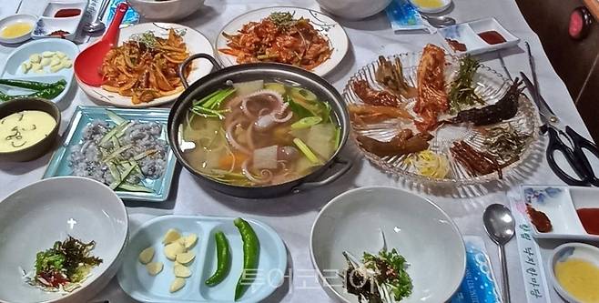 맛도 뻘낙지 한상