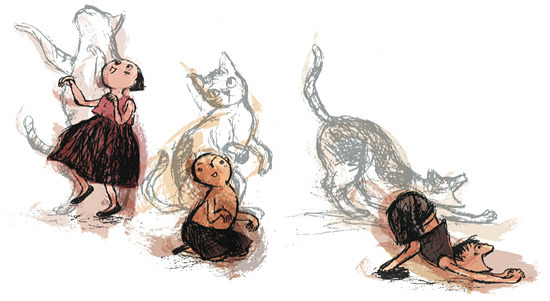 <고양이> 이형진 그림, 현덕 글, 길벗어린이 펴냄