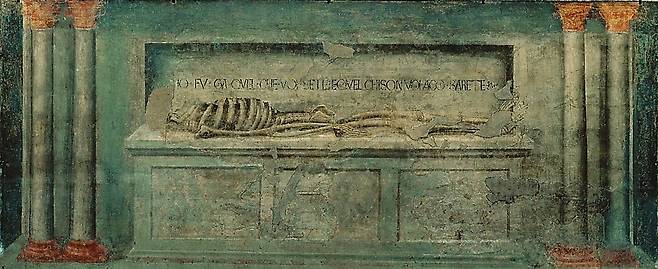 마사초, 성 삼위일체(일부 확대), 1424~1427