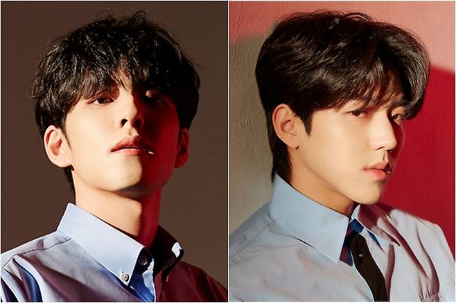 왼쪽부터 원필, 도운/JYP엔터테인먼트 제공