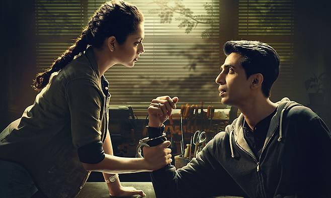 지난 19일 인도 로컬 플랫폼 ‘ZEE5’에 리메이크된 ‘거짓말의 두 그림자(Duranga)’ 포스터. CJ ENM 제공