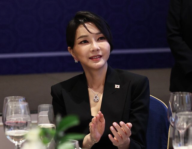 First lady Kim Keon-hee (Yonhap)