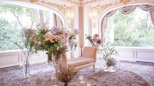 롯데호텔 서울의 아테네가든. 신부대기실이나 스몰웨딩 장소로 이용된다. [롯데호텔 제공, 재판매 및 DB 금지]