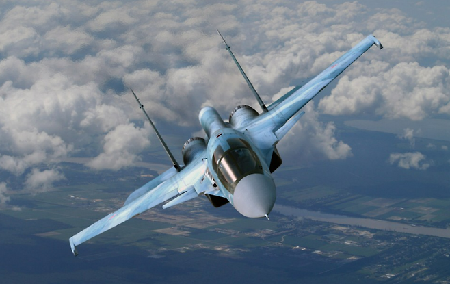 러시아 첨단 전투기 수호이(Su)-34 자료사진