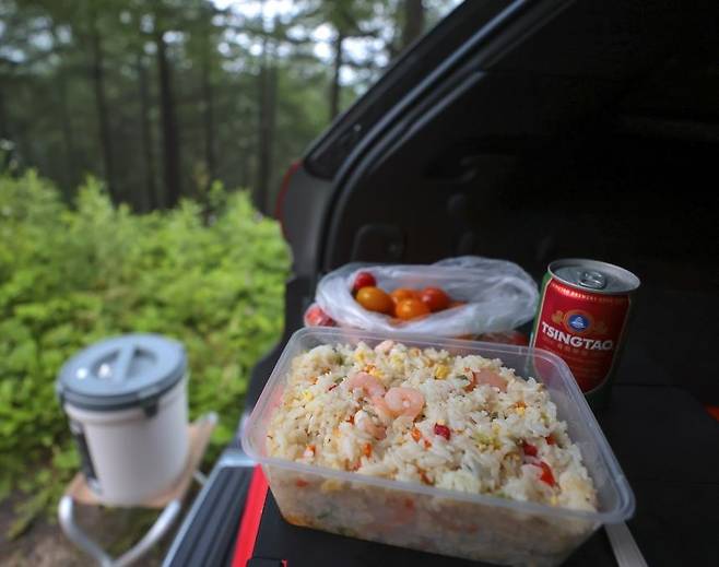 불을 사용하지 않고 간단히 하는 식사 [사진/성연재 기자]