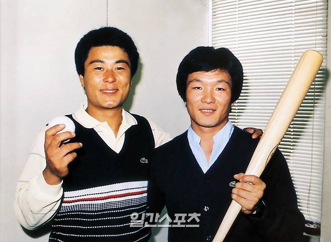 1985년 MVP 김성한 신인왕 이순철 /사진=한국프로야구 20년사