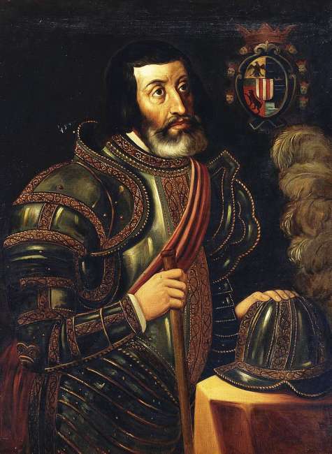 스페인 프라도 미술관에 있는 에르난 코르테스 초상화. ⓒWikipedia