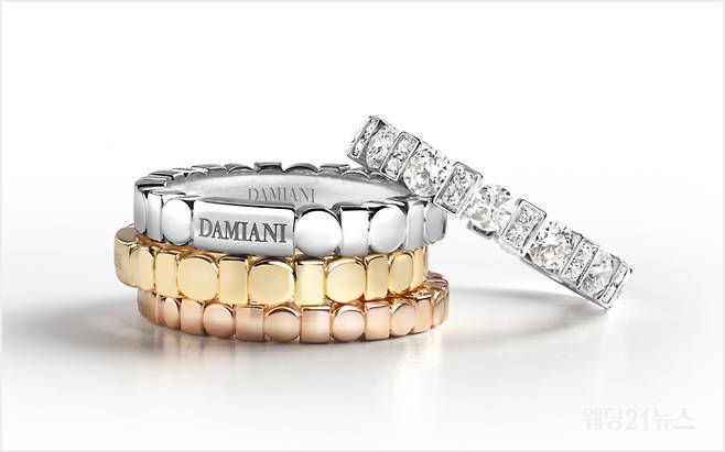 다미아니 벨 에포크 웨딩밴드 컬렉션 모두 가격 미정 (사진제공 : DAMIANI)