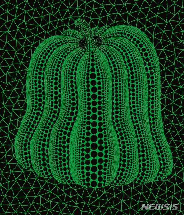 [서울=뉴시스]쿠사마 야요이 '호박'acrylic on canvas, 53×45.5cm(10), 추정가 19억 원~30억 원