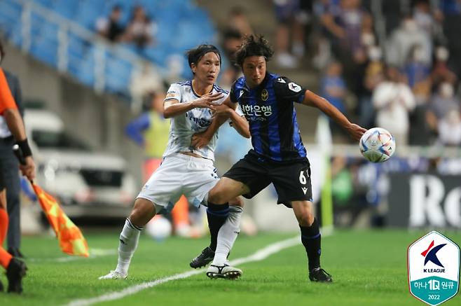 울산 현대와 인천 유나이티드 경기 모습. 한국프로축구연맹