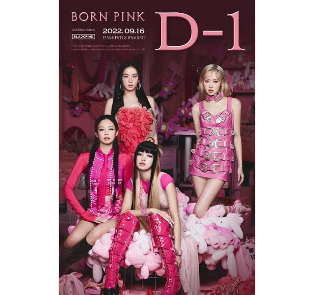 블랙핑크가 두 번째 정규 앨범 '본 핑크(BORN PINK)'로 돌아온다. YG엔터테인먼트 제공