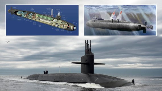 오하이오급 전략 핵잠수함(SSBN) USS 테네시, 미국은 오하이오급 핵잠수함을 14척 보유하고 있다. 동력만 원자로를 쓰면 원자력 추진 공격원잠(SSN)이라고 부른다. 핵무기를 탑재한다면 탄도미사일원잠(SS-Ballistic missile-N, SSBN)또는 전략원잠이다. SSBN의 SS(Ship Submersible)는 잠수함을 의미한다. B는 탄도 미사일, N은 원자력 추진을 뜻한다. SLBM 발사관 24개 탑재로 트라이던트 II 미사일 한기당 475kt W88 열핵탄두 8발이 들어간다. 총 192발의 핵탄두를 투하할 수 있다. 한 척으로 웬만한 국가를 소멸시킬 수 있다는 평가를 받는다. 자료=내셔널 인터레스트(national interest)