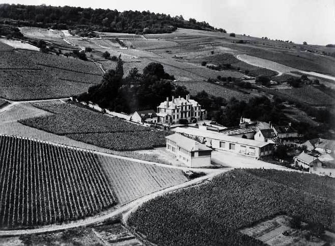 샤토 드 라 마르케테리 1945년 모습