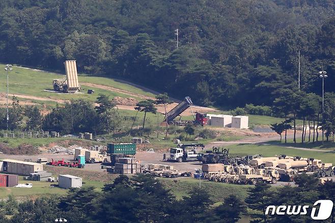 경북 성주군 초전면 소성리 사드(THAAD·고고도 미사일 방어체계) 기지. 2022.8.18/뉴스1 ⓒ News1 공정식 기자