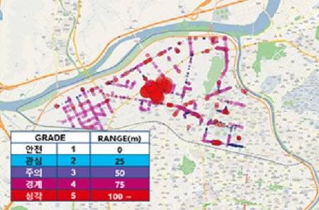 침수 위험 대피 알림을 위해서는 대상 지역의 침수 예측 모델이 필요하다. 필요한 데이터는 실증 서비스 등으로 수집한다.
