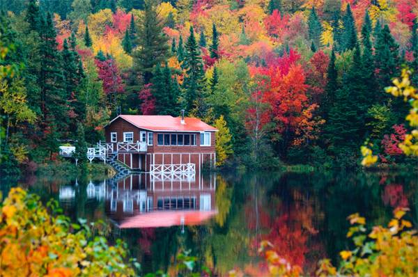 퀘벡주 샤를부아 지역 단풍. [사진 제공 = Bonjour Quebec]