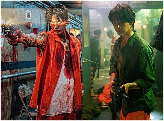 청불 액션이란 수식어는 보고 나면 굉장히 순화된 표현일 것. 극강의 하드 보일드 액션 ‘늑대사냥’의 주연을 맡은 서인국(왼쪽)과 장동윤