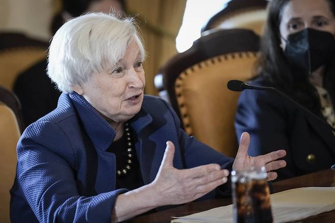 재닛 옐런 미 재무장관/AFP 연합뉴스