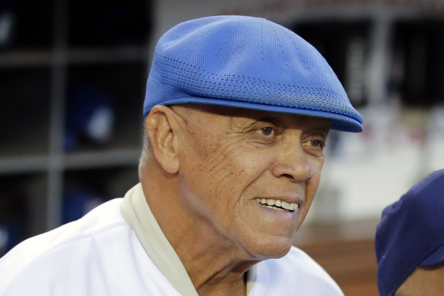 생전의 LA 다저스 유격수 모리 윌스. 19일 애리조나 세도나에서 89세로 세상을 떠났다. AP연합뉴스
