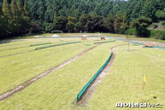 안산시 21일 장애인 전용 파크골프장 개장. 사진제공=안산시