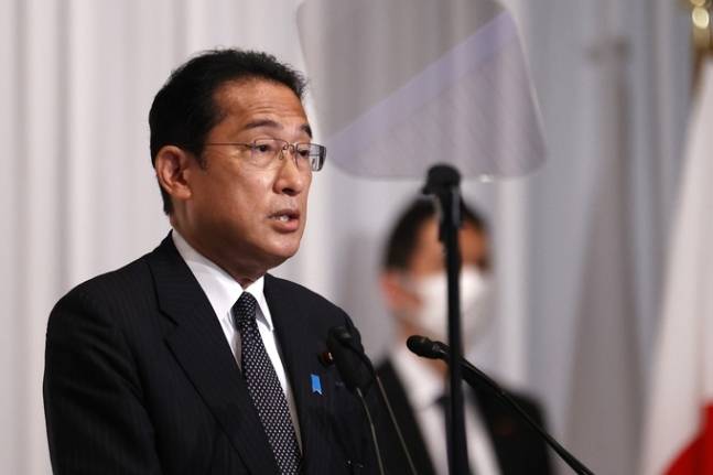 기시다 후미오 일본 총리. 도쿄=AP뉴시스