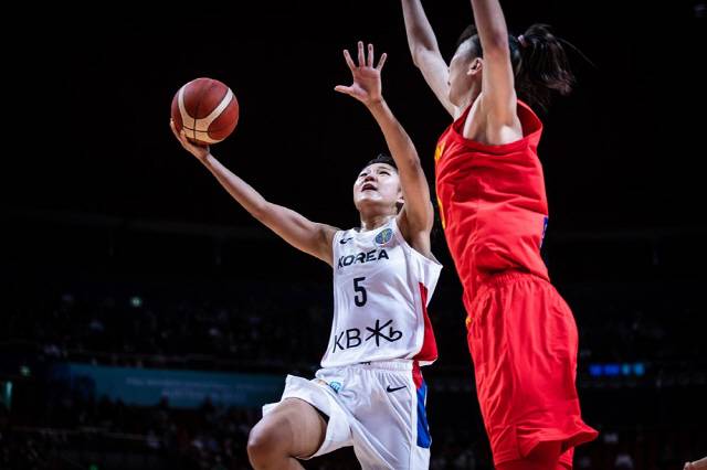 박지현의 돌파 장면. 사진제공=FIBA
