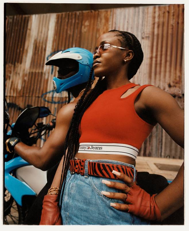 사진 : 타미 힐피거(Tommy Hilfiger), FA22_TJ _FIRE _TJW_BIKERS ⓒTommy Hilfiger
