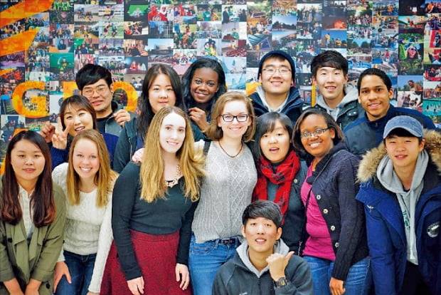 인천글로벌캠퍼스 학생들. 인천글로벌캠퍼스 제공