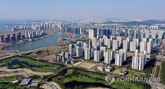 투기과열지구 해제된 인천 송도국제도시 [연합뉴스 자료사진]
