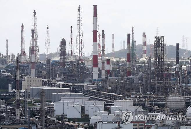 울산 석유화학공단 전경 [연합뉴스 자료사진]