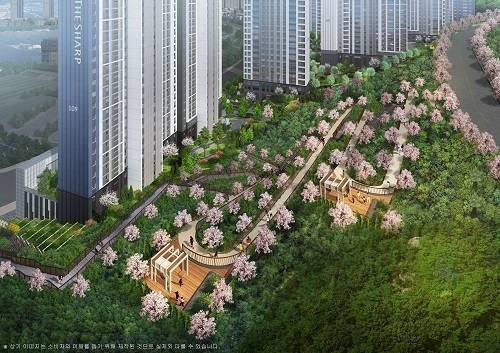 더샵 광양라크포엠 소공원 이미지(포스코건설 제공)