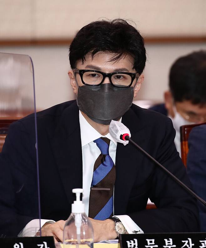 한동훈 법무부 장관. 공동취재사진