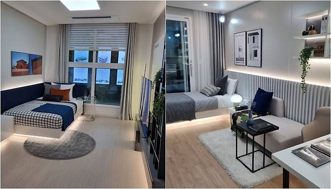 DX코리아에 전시된 간부 독신자숙소 모습 /사진=페이스북 페이지 '육군훈련소 대신 전해드립니다'