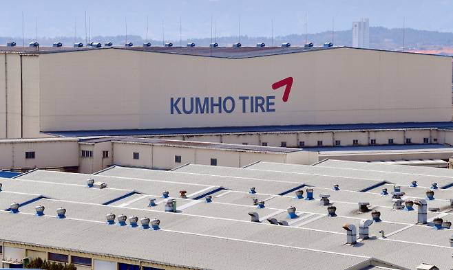 금호타이어 노조가 파업에 임박한 모습이다. 사진은 금호타이어 광주 공장. /사진=뉴시스