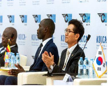 사업 종료식에 참석한 박성수 우간다 대사 [코이카 제공]