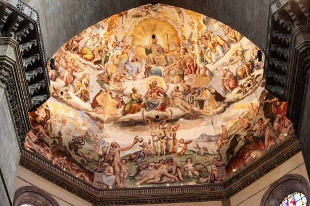 요한계시록은 암호문이 아닌 풍부한 상상과 통찰력이 담긴 책으로 이해할 때 그 진가가 드러난다. 사진은 이탈리아 피렌체 대성당 천장에 그려진 프레스코화 ‘최후의 심판’. 게티이미지뱅크