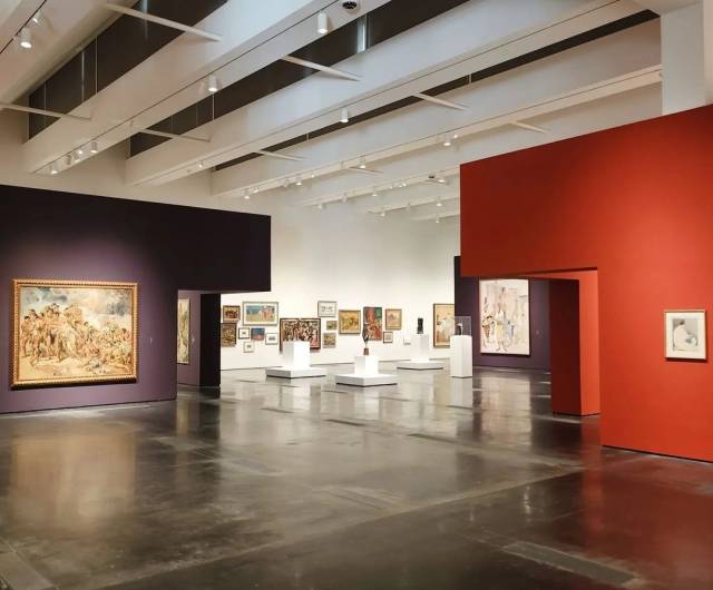 그룹 방탄소년단(BTS)의 RM이 자신의 SNS에 게시한 미국 LA주립미술관(LACMA)에서 열리고 있는 한국 근대미술 특별전 '사이의 공간' 전시 전경. 사진 출처=RM인스타그램