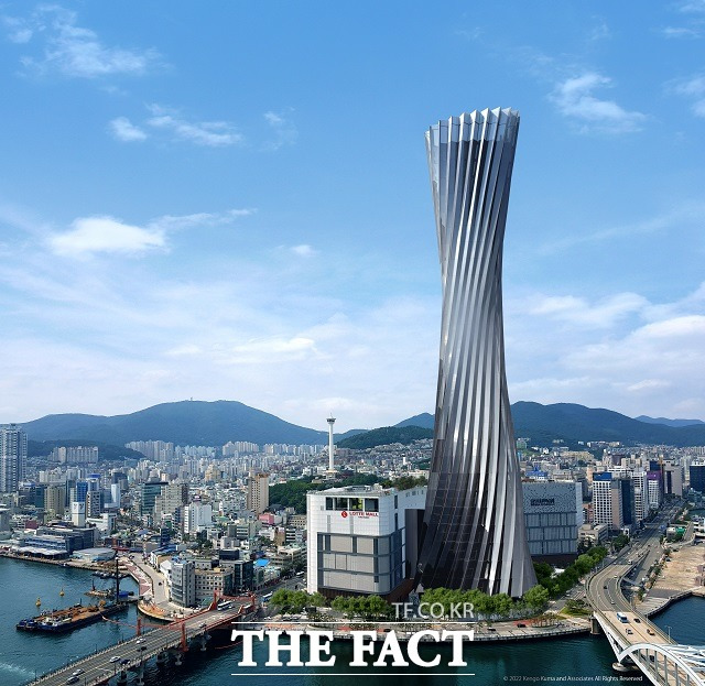부산롯데타워 조감도. /롯데백화점 제공