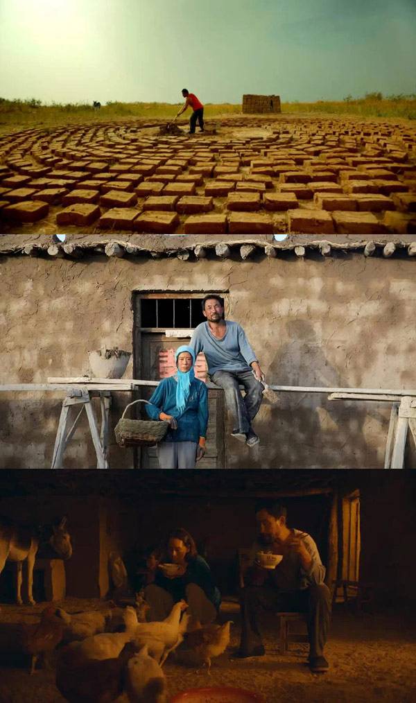 손으로 직접 지은 흙집. 구이잉의 치료비를 마련하기 위해 닭과 돼지를 키운다. (출처 : 웨이보)