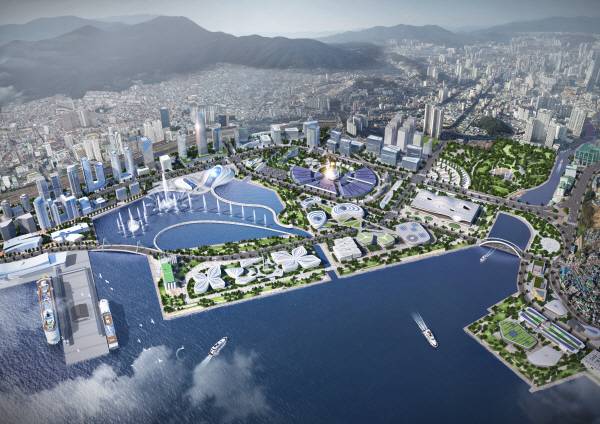 북항 재개발 조감도.국제신문DB