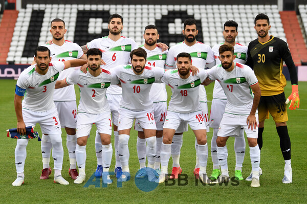 이란 축구 국가대표팀. ⓒAFPBBNews = News1