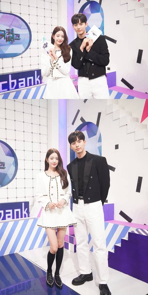 ‘뮤직뱅크’ 이채민과 장원영의 커플샷이 공개돼 화제다. 사진=KBS