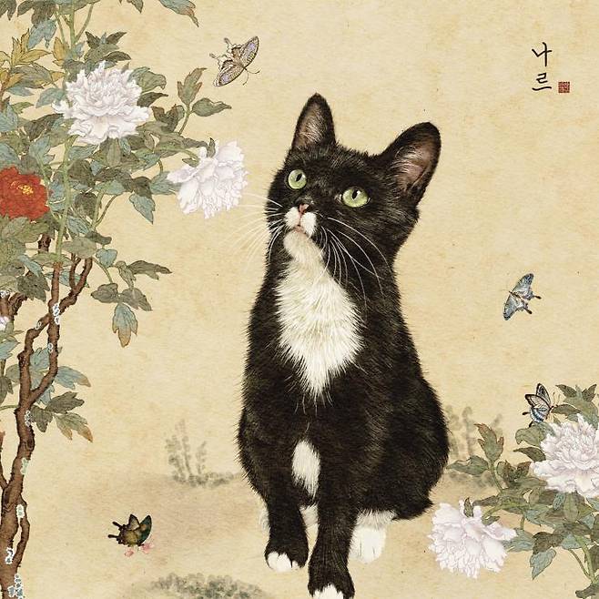 고양이 초상화