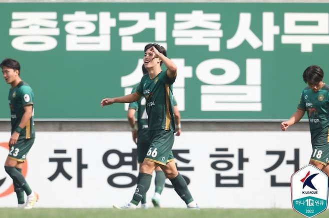 [서울=뉴시스]K리그2 김포 김이석. (사진=프로축구연맹 제공)