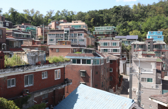 서울의 한 다세대주택 밀집 지역. 뉴시스 자료사진