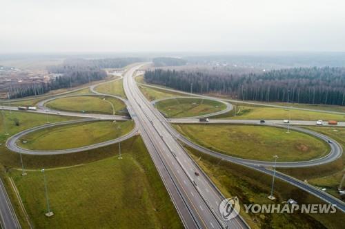 러시아 모스크바 지역 고속도로 [타스 연합뉴스 자료사진. 재판매 및 DB 금지]