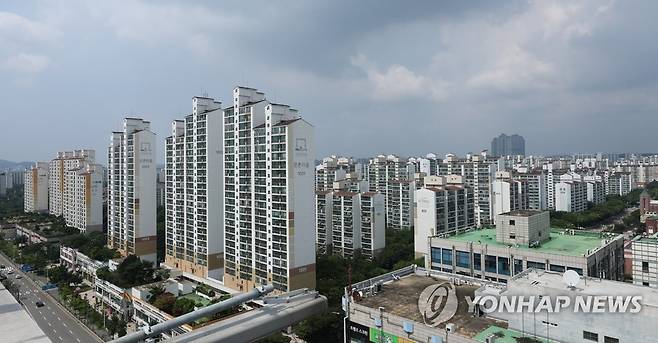 경기 고양시 일산신도시 아파트 [연합뉴스 자료사진. 재판매 및 DB 금지]